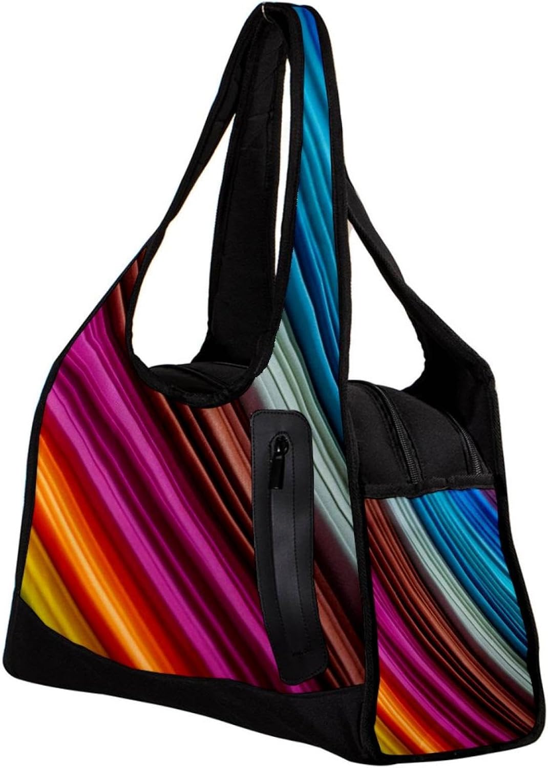 Gym Bags for Women,Duffle Bag for Travel,Abstract Rainbow Colorful Pattern,Gym Bag for Men