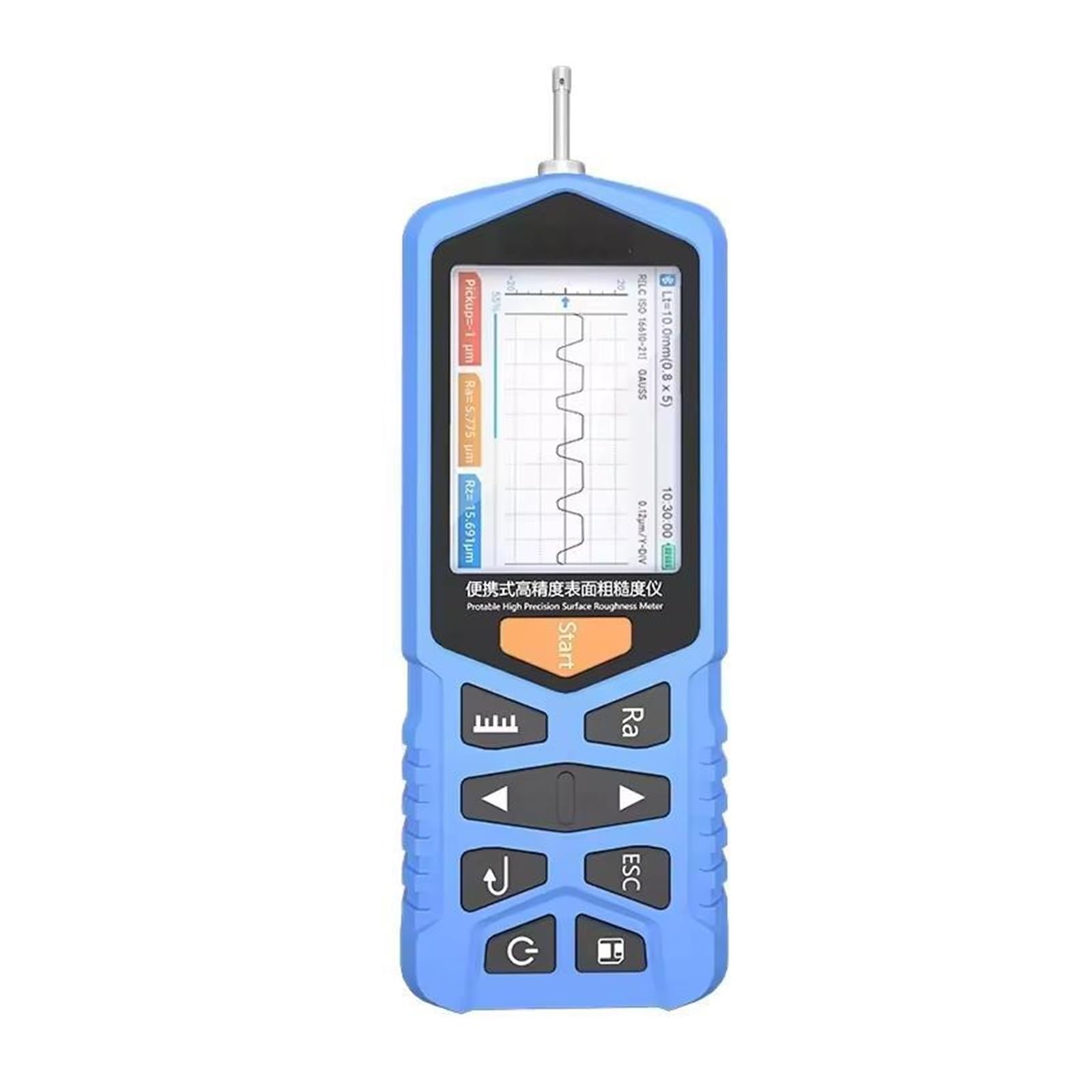 Gloss Meter, Portable High Accuracy Roughness Meter with DSP Chip Fast Speed Digital Surface Roughness Tester