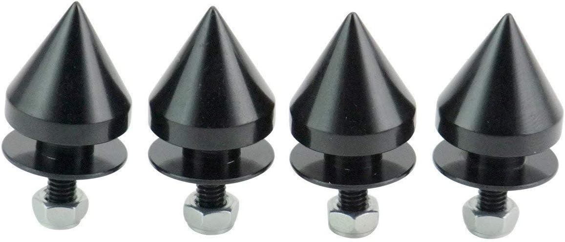 x xotic tech Spike JDM Style Car Bumpers Trunk Fender Hatch Lids Quick Release Fasteners (Black)