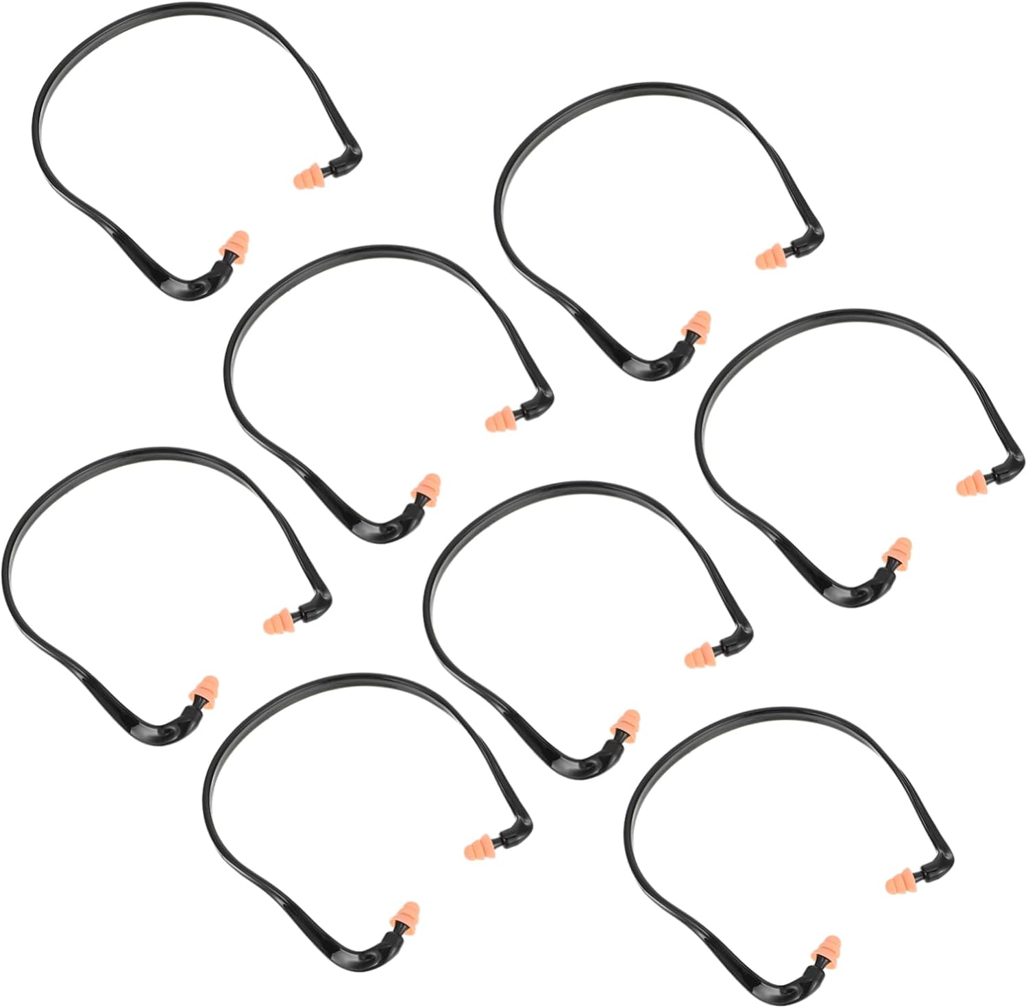 24pcs Multipurpose Banded Earplugs Comfortable Silicone Ear Plugs for Noise Reduction for Sleeping Travel and Shooting and Ear