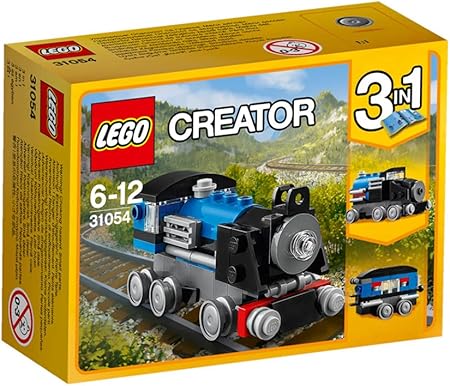 Amazon レゴ Lego クリエイター 青い汽車 ブロック おもちゃ