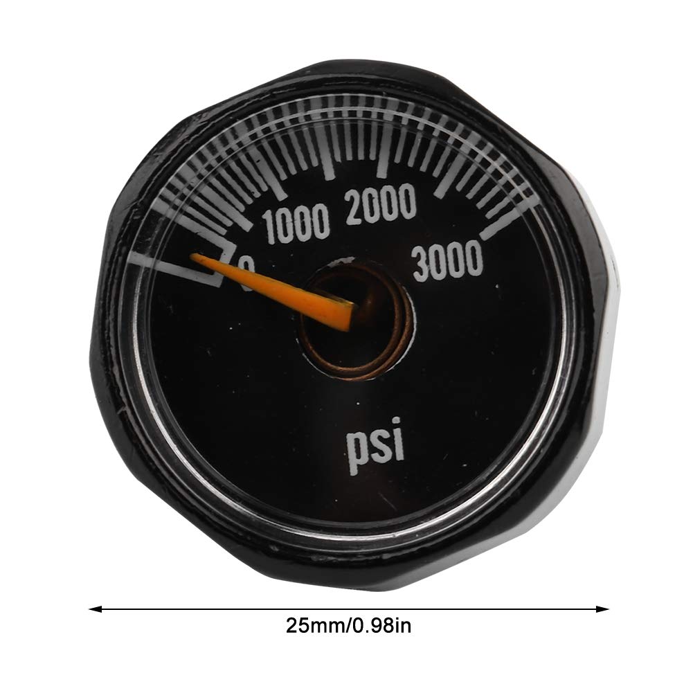 Joyzan Mini Pressure Gauge, Dial Micro Manometer 1/8NPT Male Connector