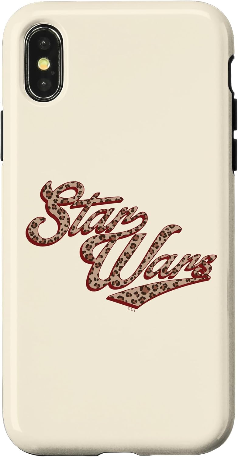 iPhone XR Star Wars Cheetah Print Logo Case