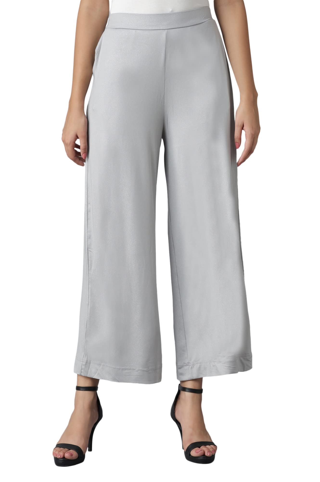 elleven Silver Straight Palazzo-picture-30