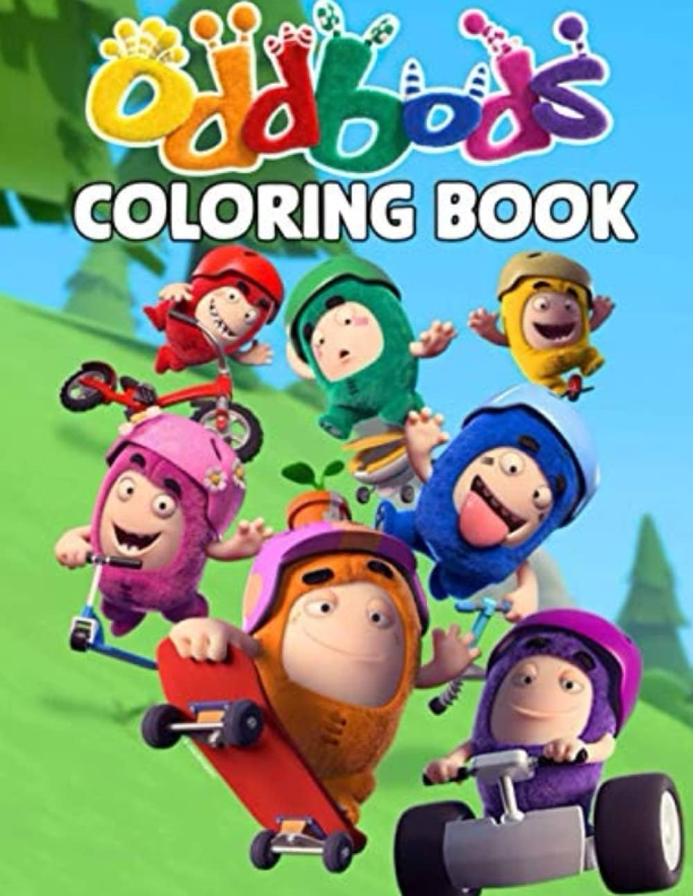 Oddbods Coloring Book: a Coloring Book With Many pages Of Oddbods For Kids