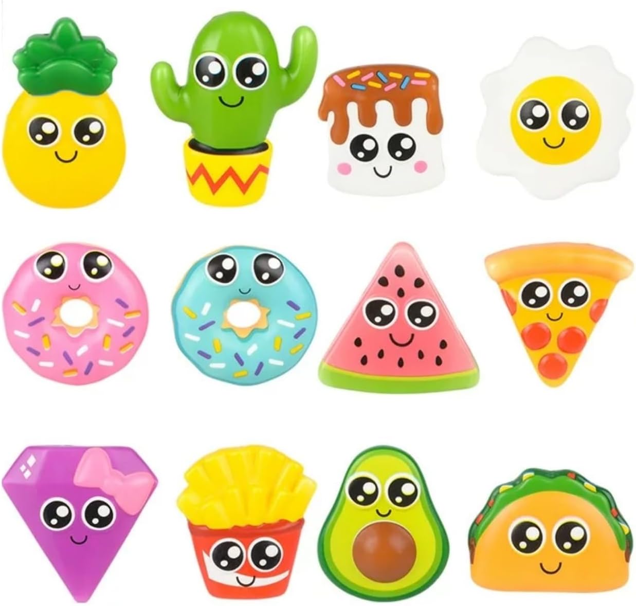 Rhode Island Novelty 5" Jumbo Squish Sticker Mix 2