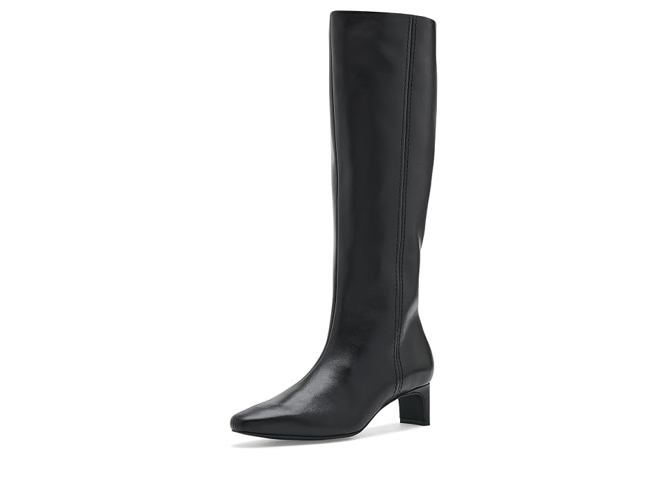 Clarks Edina Tall Women's Boots Black Leather: 7 B - Medium