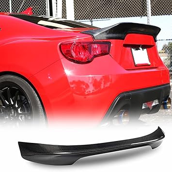 Carbon Fiber Rear Spoiler for Subaru BRZ Toyota GT86 Scion FRS 2013-2020 Custom Parts Trunk Lip Spoiler High Kick Rear Wing Spoiler Body Kits Factory Outlet
