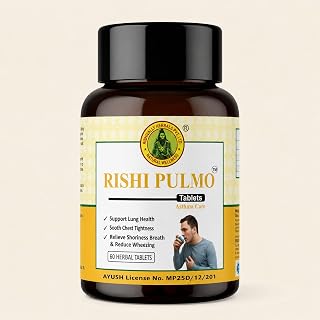 RISHIVALLY HERBALS Rishipulmo Tablets | Asthma Care Tablets