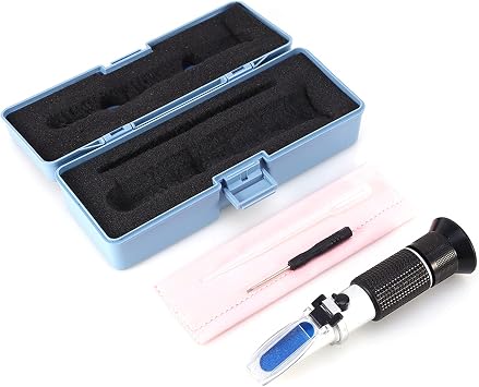 Refractometer RHA-503ATC Antifreeze Coolant Refractometer Glycol/Coolant/Fluids Antifreeze Detector Tester ATC Antifreeze for Antifreeze System Exhaust Fluid