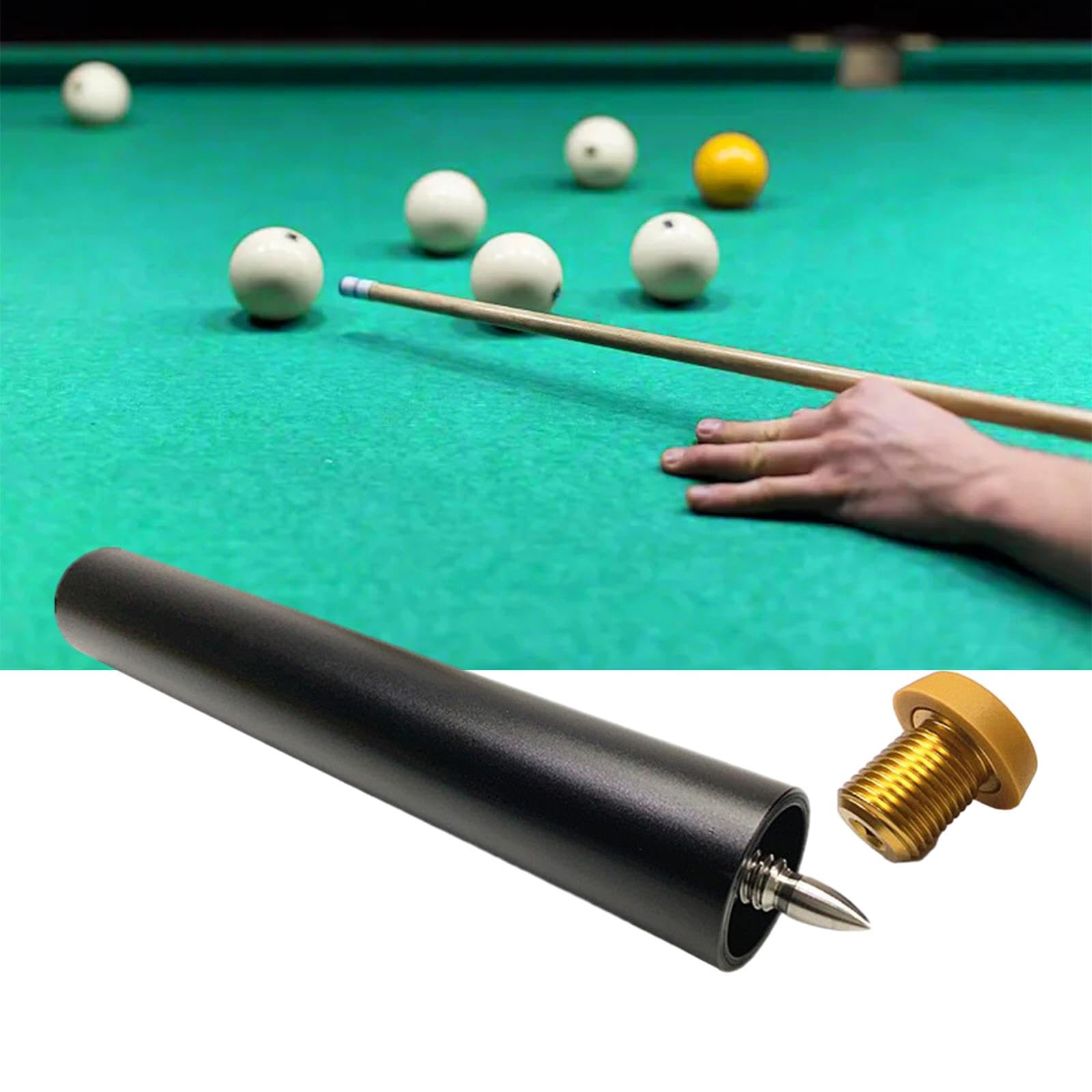 rockible Pool Queue Extender Billard Snooker Queue Verlängerung Billard Pool Queue Sticks Verlängerung