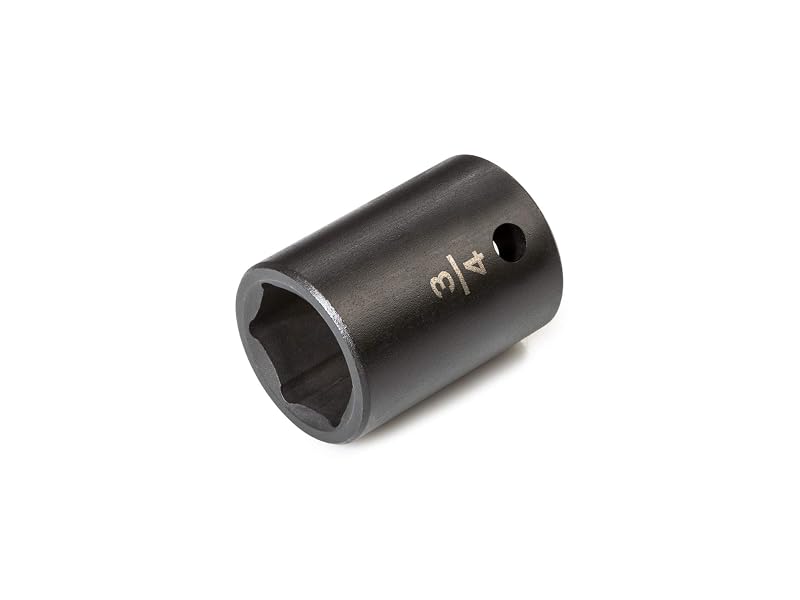 Soquete de Impacto TEKTON com Encaixe de 12,7 mm (1/2 pol.) x 19,1 mm (3/4 pol.), 6 Pontos, Curto SID22019