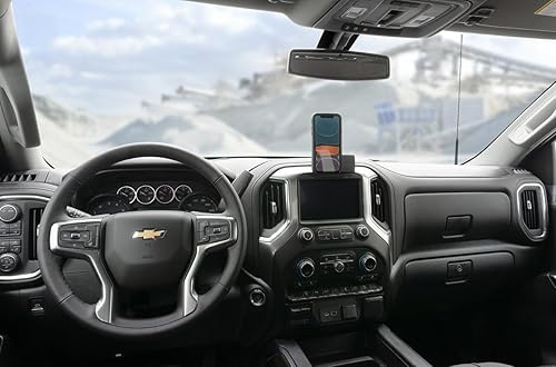 Miniatura 4 de Scosche PC213561 ProClip Soporte de tablero central extra resistente compatible con camionetas Chevy Silverado 2019-2021 y GMC Sierra 1500 y Chevy