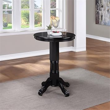 Florence 42 Height Pub Table - Black