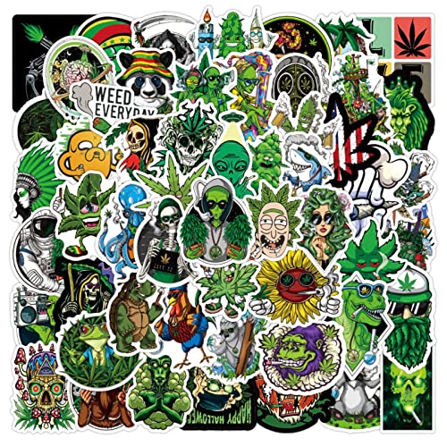 Adesivos de grafite de folhas 10/30/50 peças para crianças e adolescentes - adesivos estéticos kawai