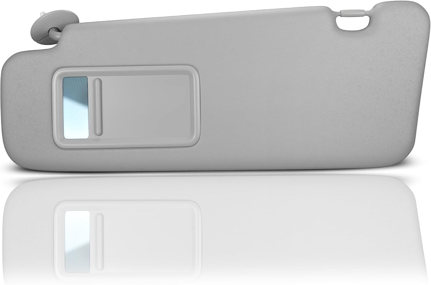 SAILEAD Left Driver Side Sun Visor Replacement Compatible with Toyota Highlander 2008 2009 2010 2012 2013 with Light 74320-48500-B0, Grey