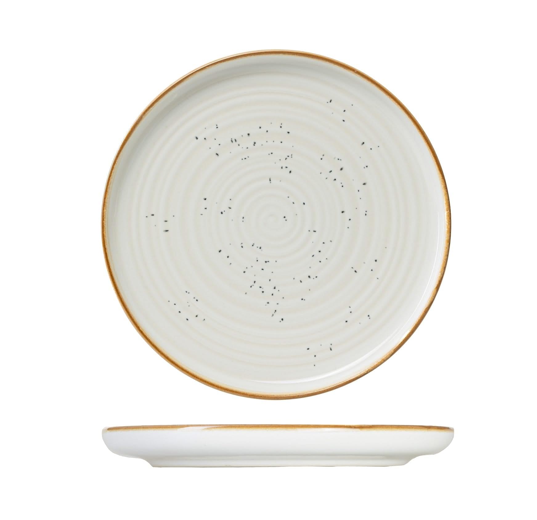 Cosy & Trendy Baltic Dessert Plates Vanilla Grîd 20 cm Set of 6