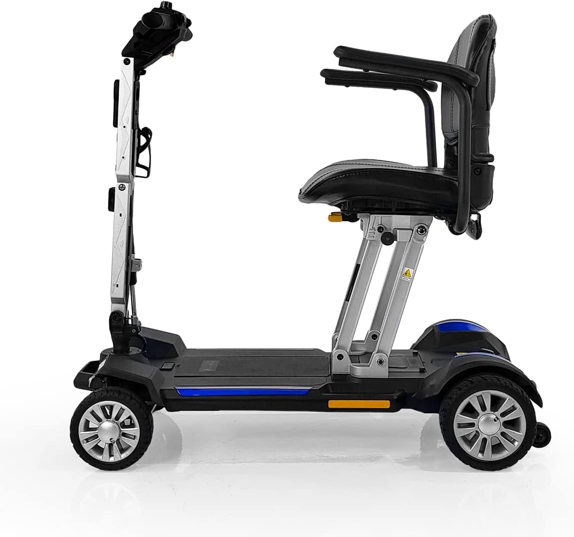 Golden Technologies Buzzaround Carry On Fold-Flat Travel Lithium Battery Mobility Scooter-Blue : Health & Household