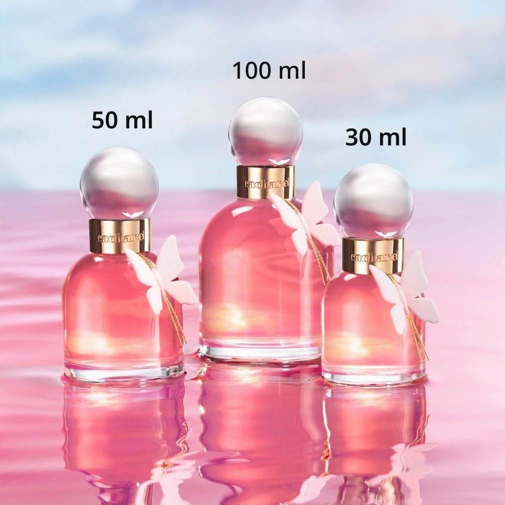 Cacharel Ella Ella Eau de Parfum Donna, Profumo Donna Vibrante, Fiorito e Libero, Fragranza Floreale e Ambrata, Con Cocco e Vaniglia, A Lunga Durata, Profumo di Lusso per Donna, Ricaricabile