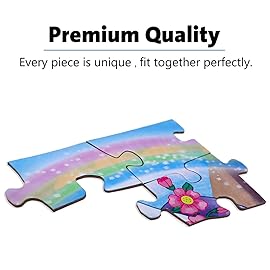 Puzzles for Kids Ages 4-8 Year Old - Princess & Unicorns,100 Piece Jigsaw Puzzle for Toddler Children Learning Educational Puzzles Toys