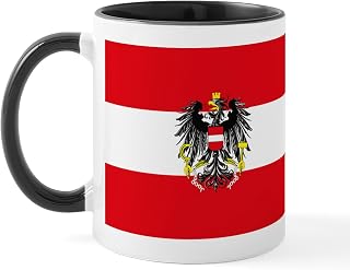 CafePress Austria Flag Mug 11 oz (325 ml) Ceramic Coffee Mug