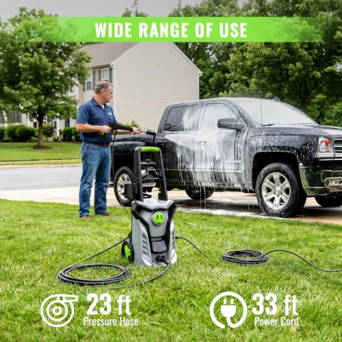 Pressure Washer, 4800PSI 2.9GPM Max Electric Power Washer with Foam Cannon, 4 Quick Connect Nozzles, 23FT Hose for Cars, Fences, Patios, Decks, Patios and Driveway by etoolab - Image 4