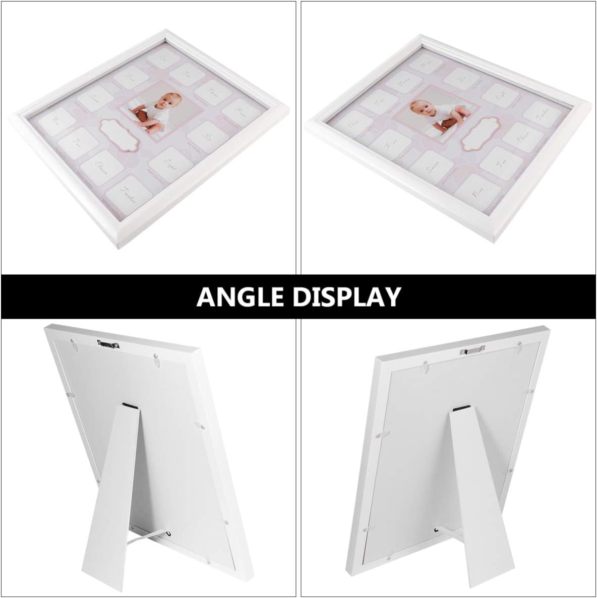 Cadeau De Noel Rose Garneck Keepsake Cadre Photo Pour 12 Mois Pour Bebe Cadeaux De Naissance Et Souvenirs Cadres Photos Simoncustoms Com