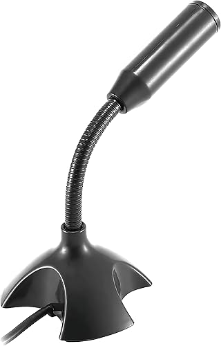 Miniatura 2 de Mini micrófono USB para computadora de escritorio y portátil, micrófono condensador USB portátil con soporte ajustable, compatible con PC/Mac, Plug
