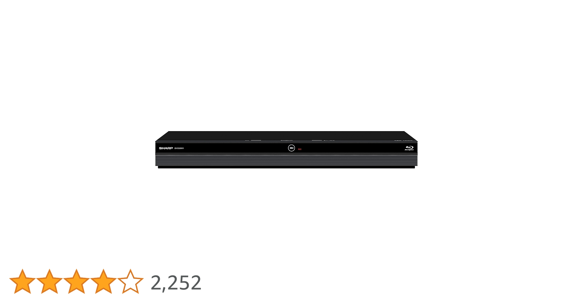 2019年製【2B-C05BW1】 送料無料　作動保証　趙美品・稼働品　シャープ 2B-C05BW1 | AQUOS 4Kレコーダー／AQUOS ブルーレイ：シャープ