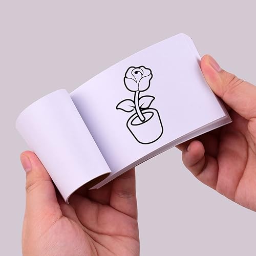 Miniatura 4 de mewmewcat Kit de libro, kit de libro con almohadilla de luz, caja de luz LED, 300 hojas, papel de dibujo con tornillos de encuadernación para