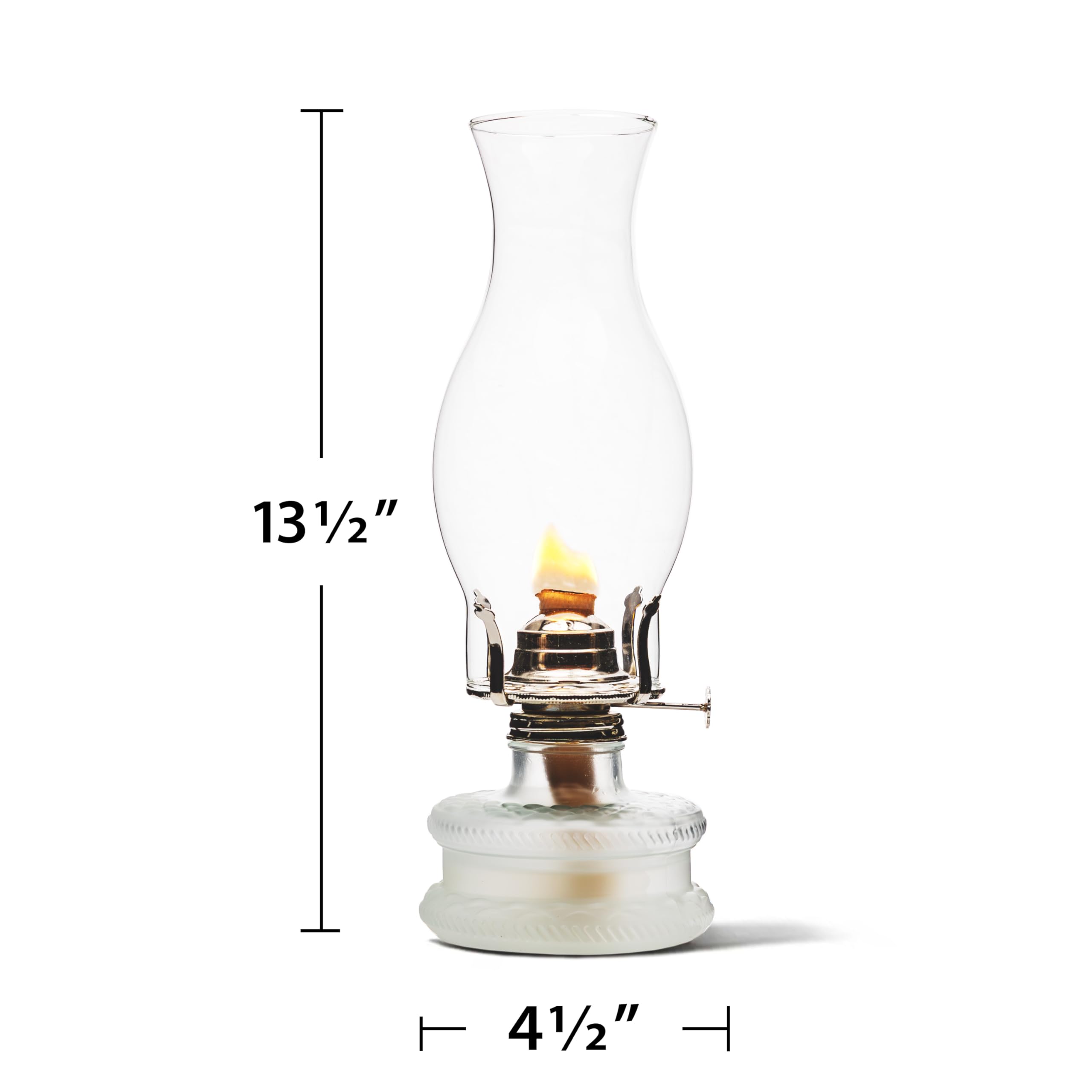 Amazon.com: Lamplight Farms 22300 Classic Oil Lamp Frosted Base