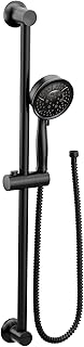 3667EPBL Eco-Performance Handheld Showerhead with 69-Inch-Long Hose Featuring 30-Inch Slide Bar, Matte Black