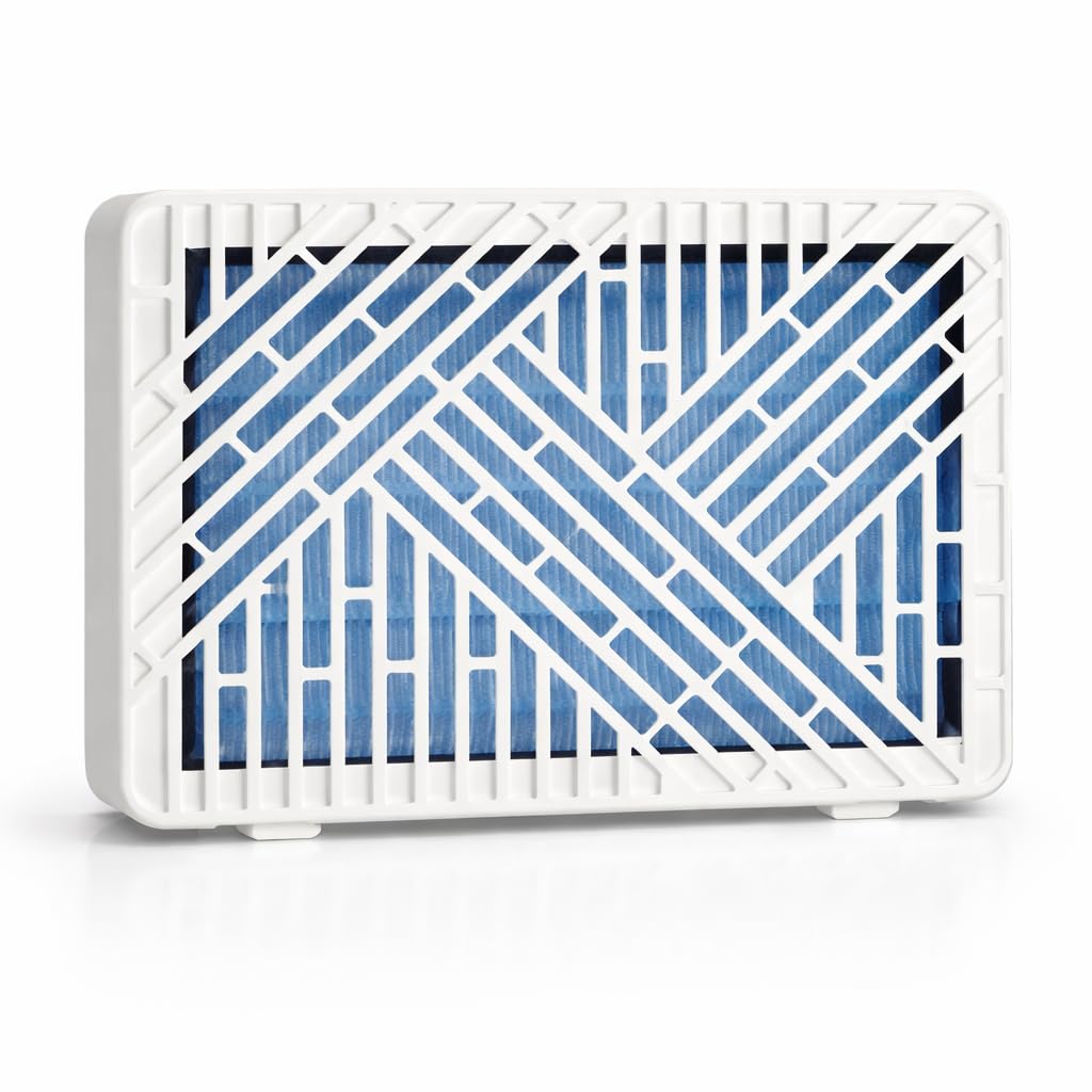 HINISO 3-in-1 HEPA13 Add-On Filter for RM10S Dehumidifier | Rear Mount Air Filtration Accessory | HEPA13 + Honeycomb Activated Carbon + Blue Primary Cotton | Cleaner & Fresher Indoor Air Support