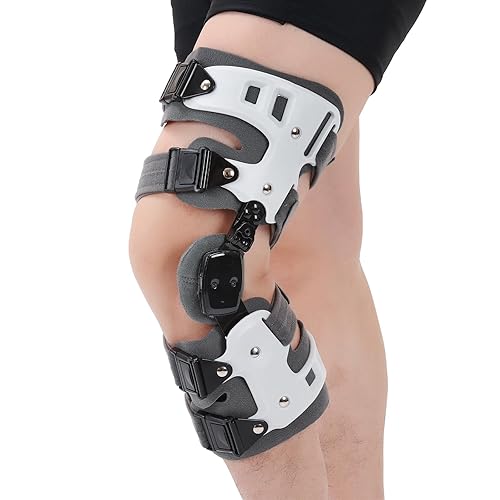 Rodillera OA Unloader Rodillera, OA Rodillera OA Descargador de Artrosis Medial o Lateral Soporte de Rodilla para Artritis Dolor Hueso en Hueso