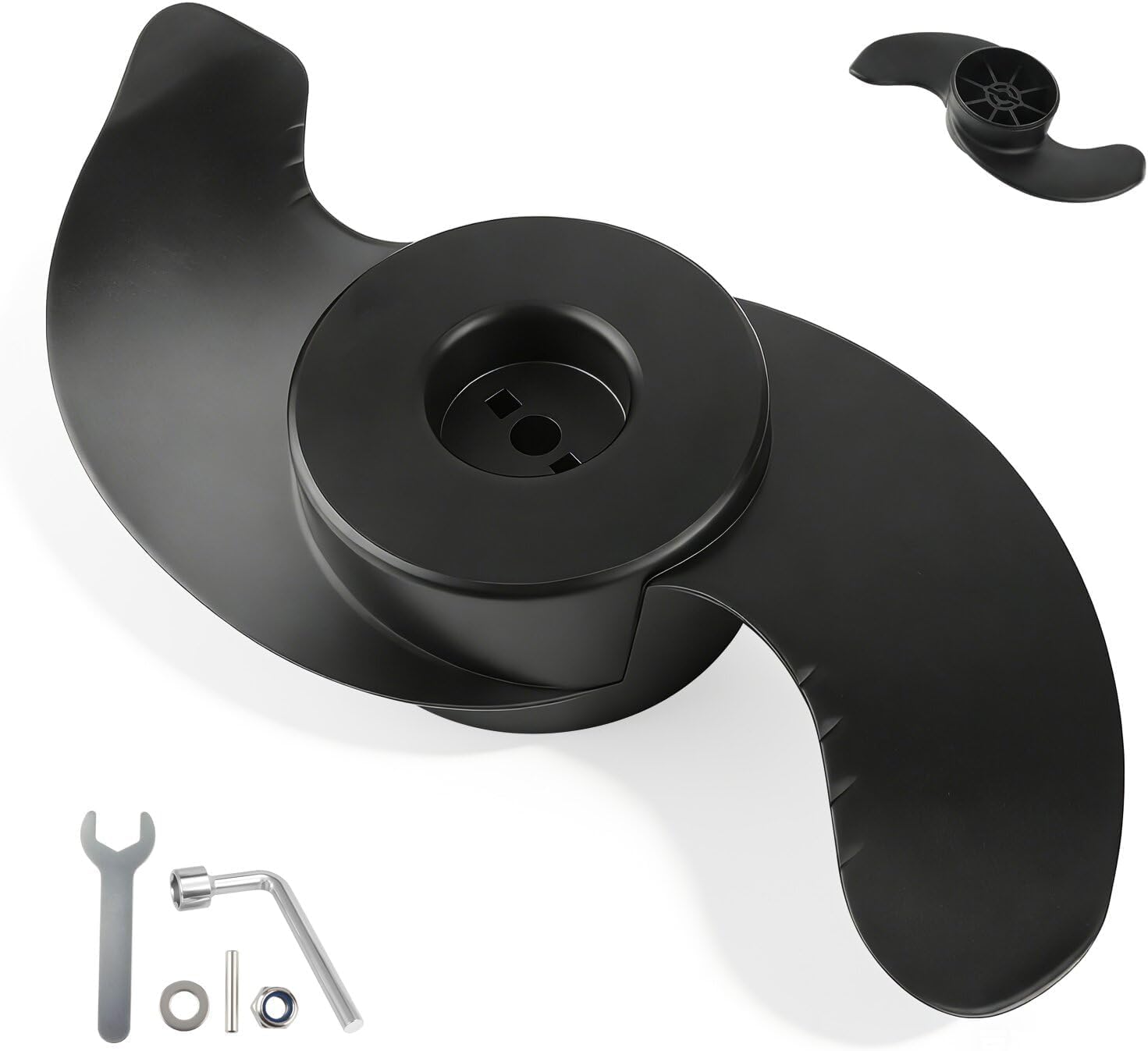 Trolling Motor Propeller Blade Weedless Wedge 2 Prop Compatible with Minn Kota MKP-33 Ulterra Terrova 80lb/101lb Replace#: 1865018