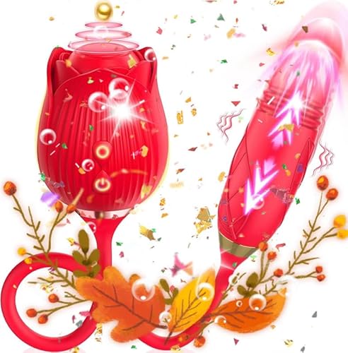 Rose Toys for Women Gift for Women USB Rechargeable 10 Modes Powerful Stimulator Couples Waterproof GB28