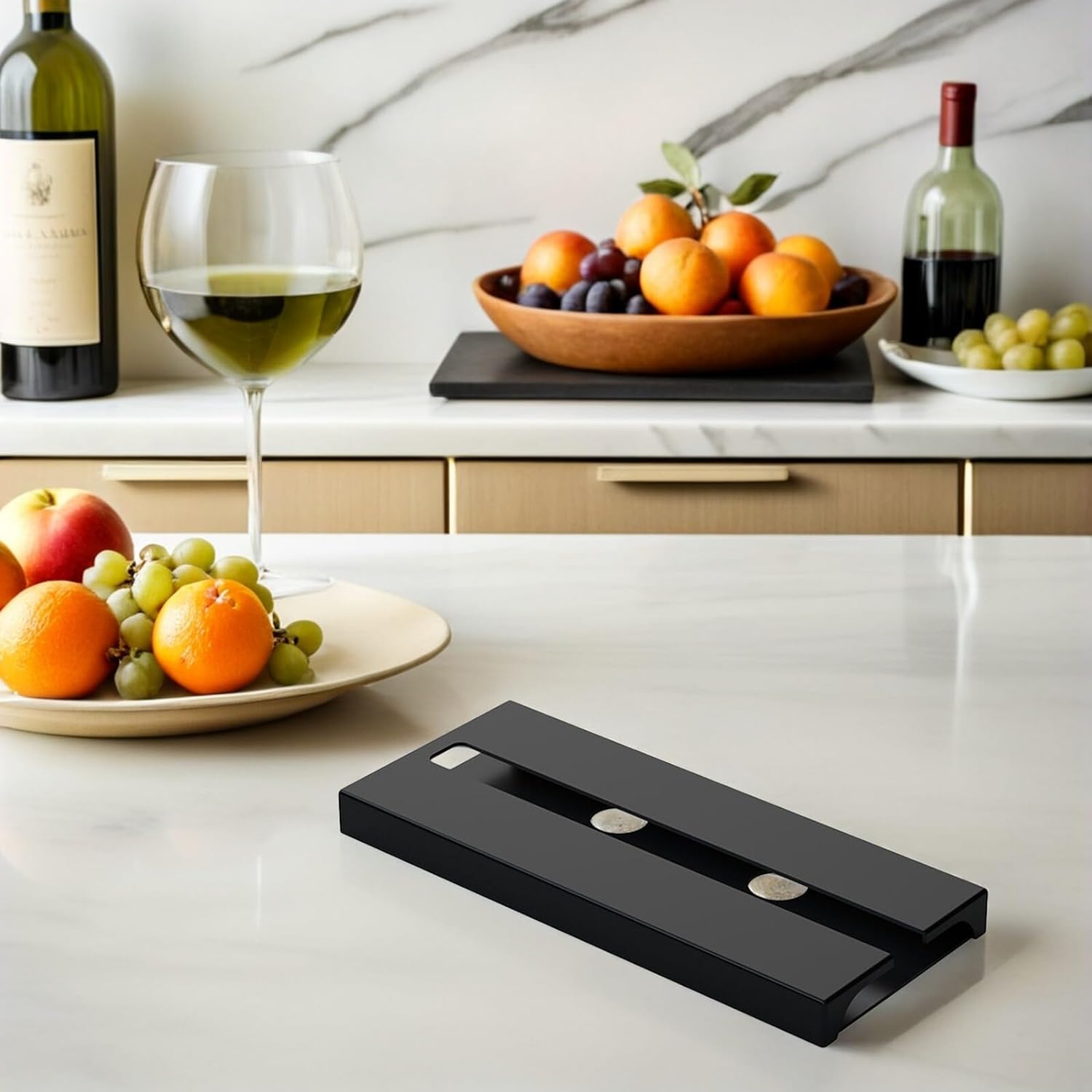 4pcs Black Plastic Wine Glass Holder Stemware Storage Rack under Cabinet Hanging Rack Punch-free Installation for Kitchen Bar Restaurant