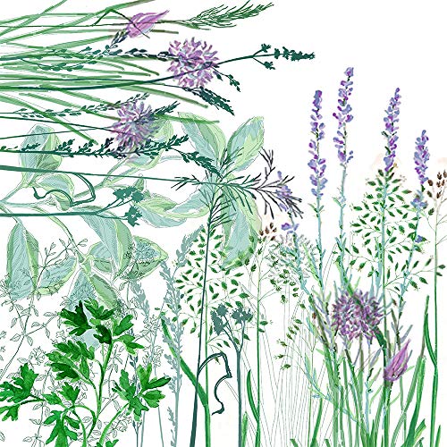 Garnier-Thiebaut Jardin Aromatique Floraison Tablecloth 61"X102" #TOP4