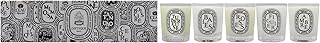 Mini Candle Set by Diptyque for Unisex - 5 x 1.23 oz Baies Candle, Roses Candle, Figuier Candle, Tubereuse Candle, Mimosa Candle