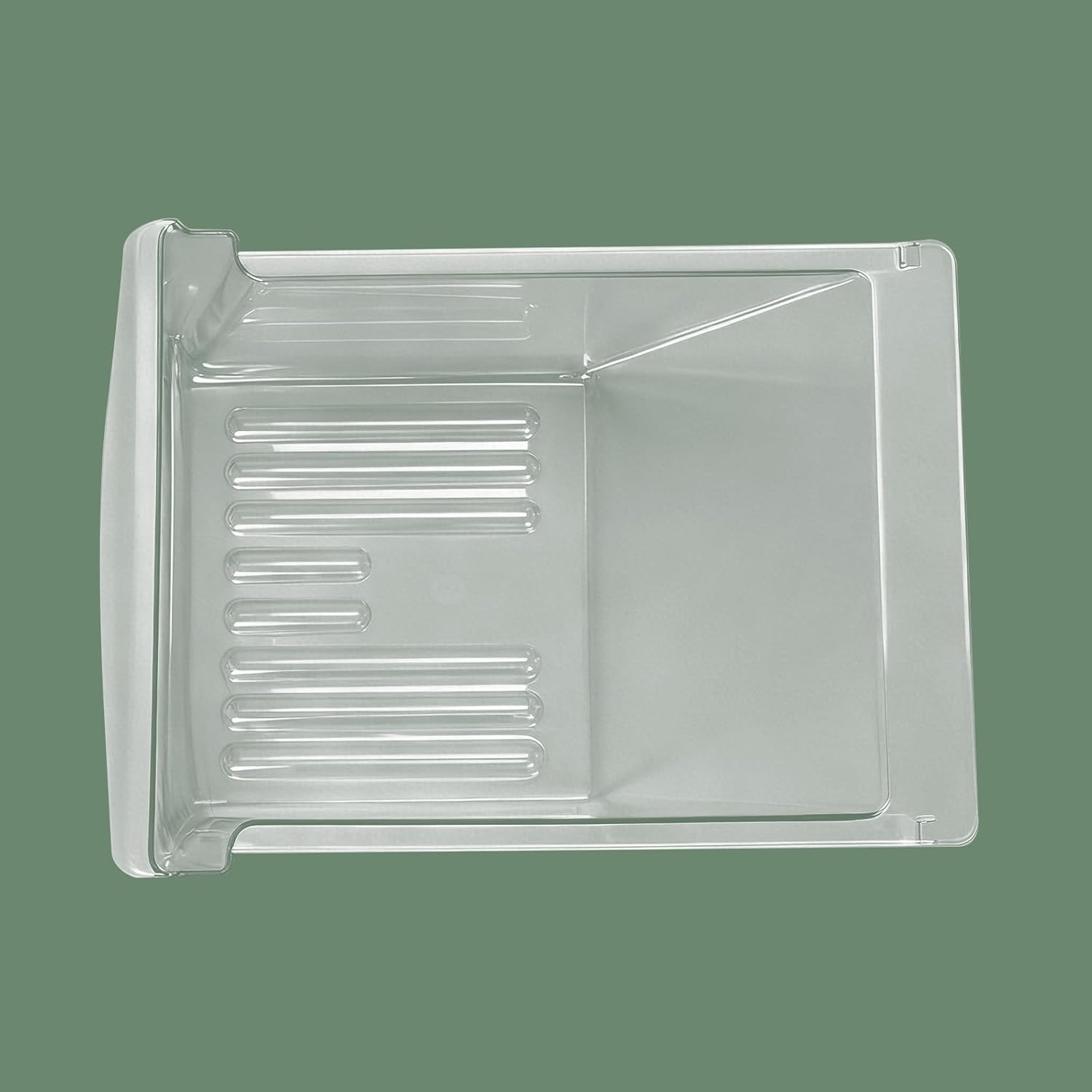 240364503 Crisper Drawer - Compatible with Frigidaire Refrigerator Freezer, Replaces 240364502 240364505 240364507, Clear PC Plastic Meat Pan Bin