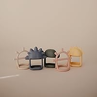 Vista 3 de mushie Juguete mordedor de silicona para bebé sin gota