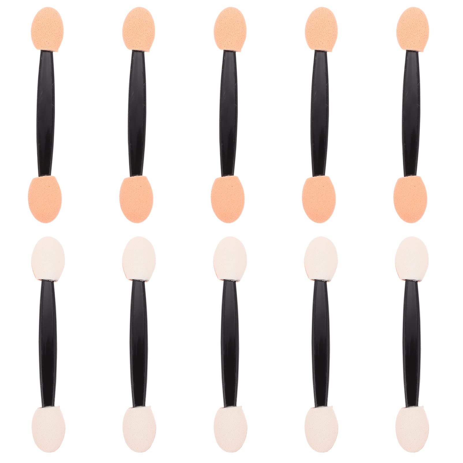 FOMIYES Professional Makeup Brushes 100pcs Double-sided Eyeshadow Sponge Brush Ideal for Events Wedding Party School Prom