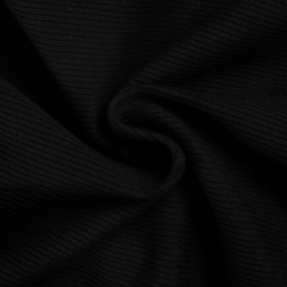 GEMBERA Womens Ribbed Knit Square Neck Racerback Sleeveless Fitted Basic Work Out Tank Top Shirt - Image 5