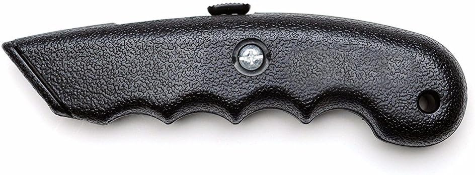 Wideskall® Heavy Duty Contoured Handle Retractable Blade Utility Knife (Pack of 5)