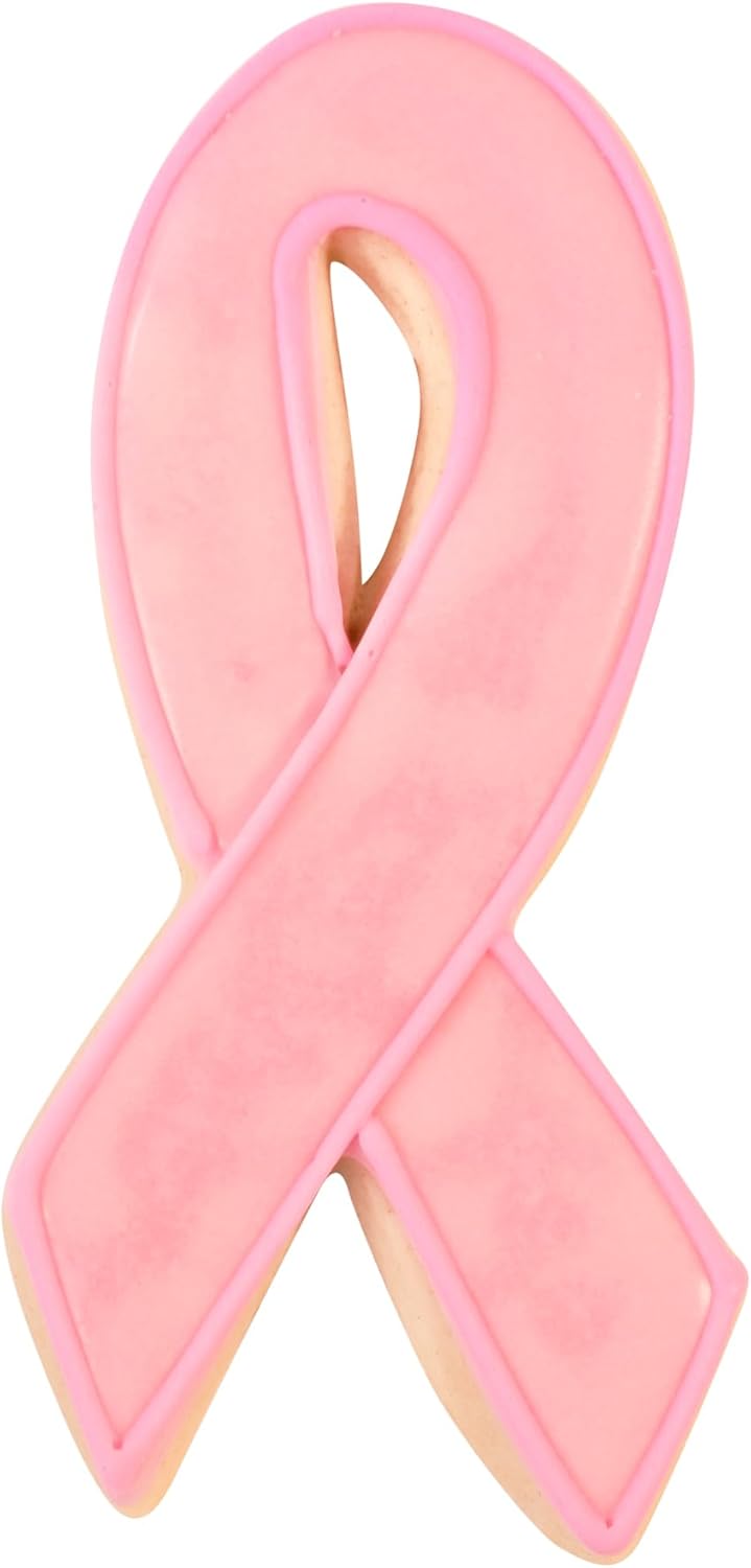 R & M Polyresin Coated Ribbon Cookie Cutter, 3.75-Inch, Pink - Image 3