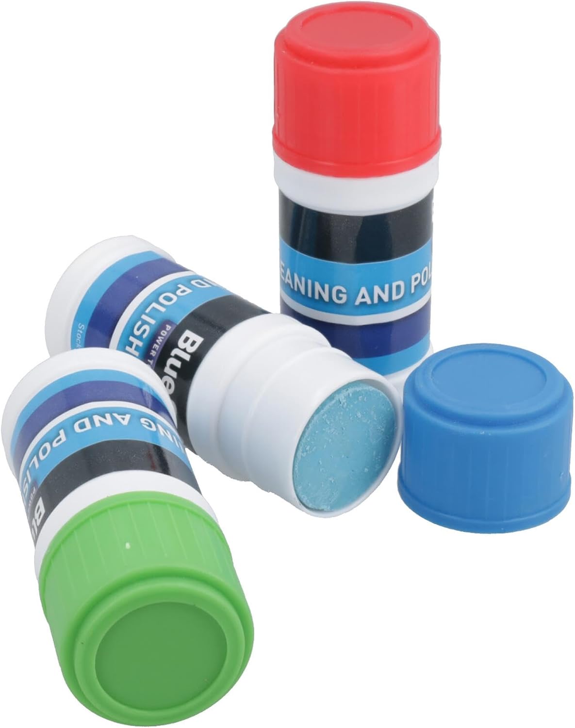 Metal Cleaning and Polishing Kit for Drills 4" 100mm Mops + Compound 7pc Kit