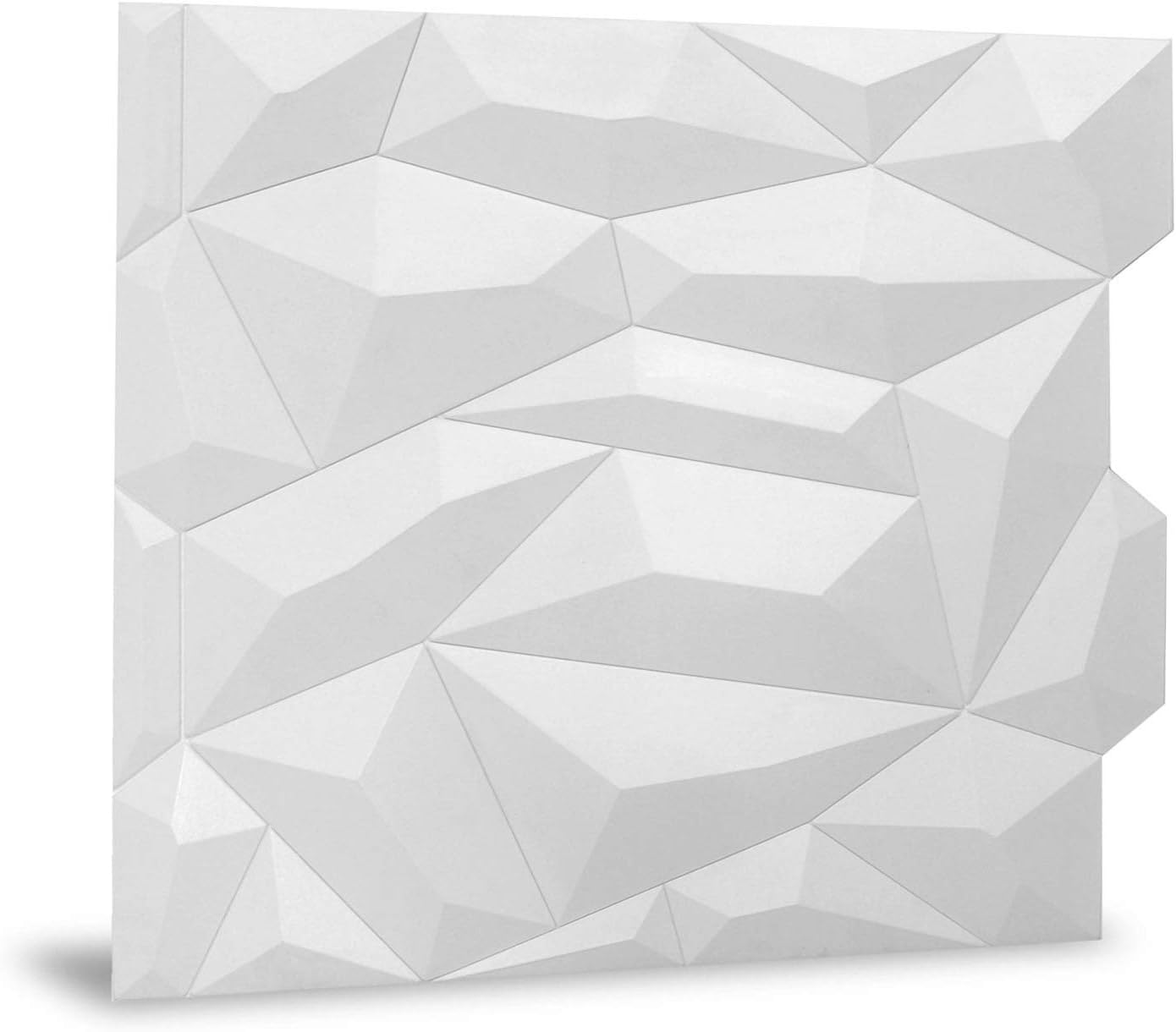 PRO[f]home® Panel 3D Glacier Matte White 2 m²