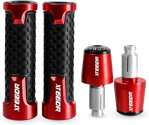 Miniatura 10 de Para Yamaha YZF XT660R XT 660X 660XR 2012 2013 2014 2015 22MM Manillar Agarres Manillar Barra Extremo Tapón Tapón Accesorios de Motocicleta (Color