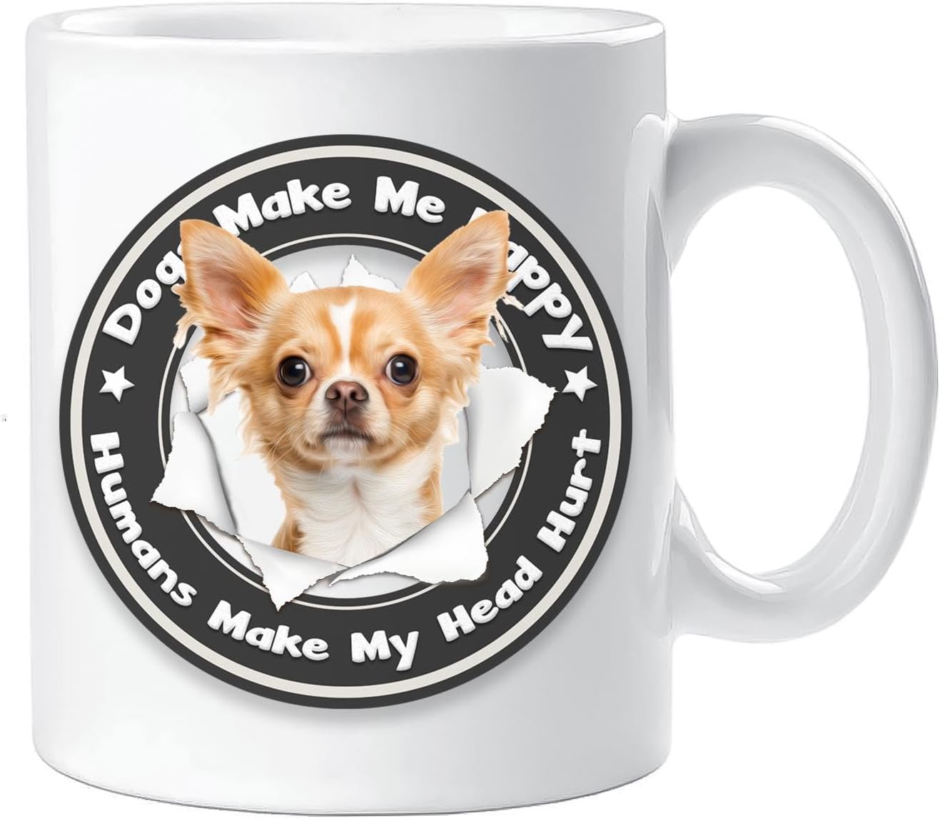 Chihuahua Coffee Mug Chihuahua Color Relief Mug Americaware