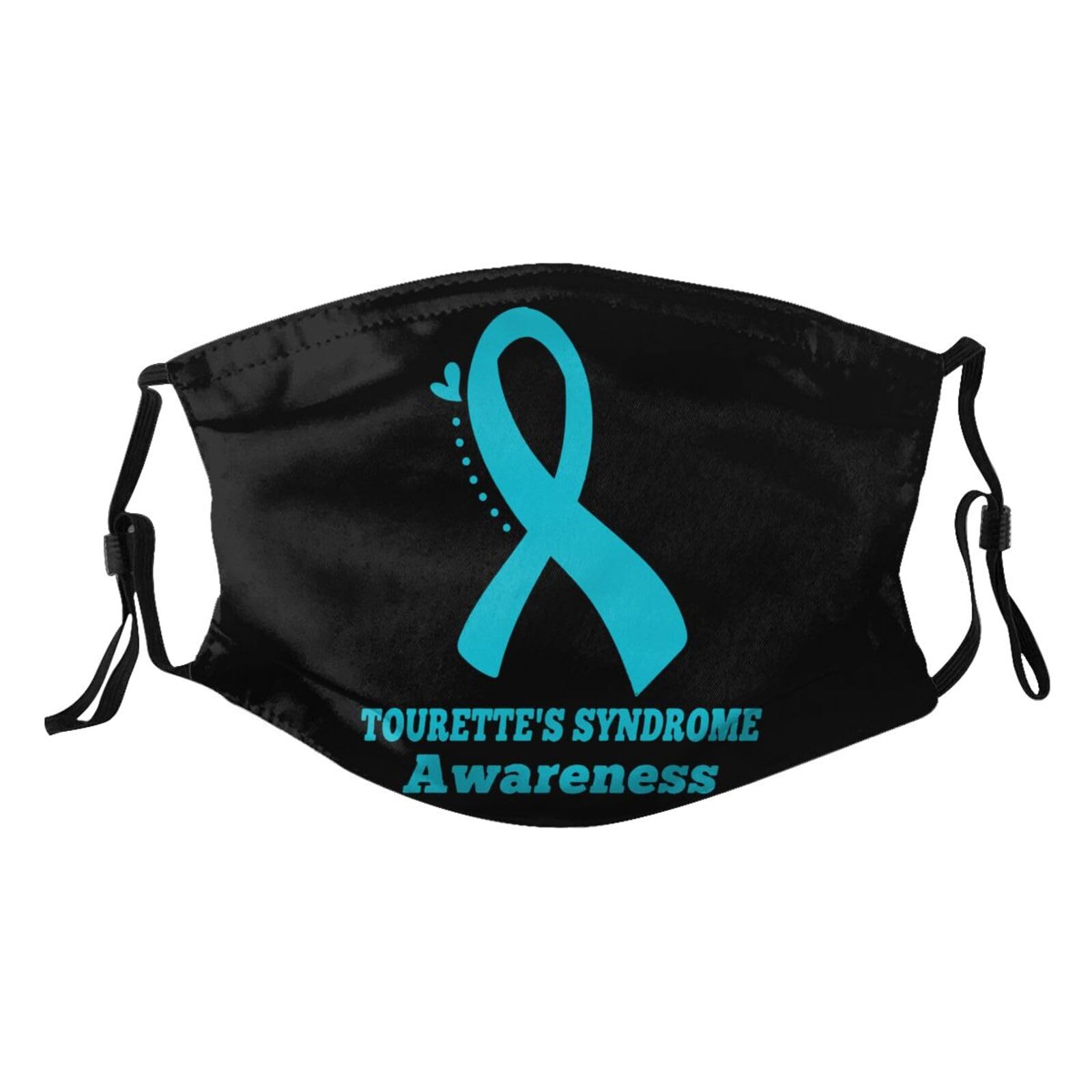 Tourettes Syndrome Awareness Adult Dust Mask Adjustable Dust Face with 2 Filter